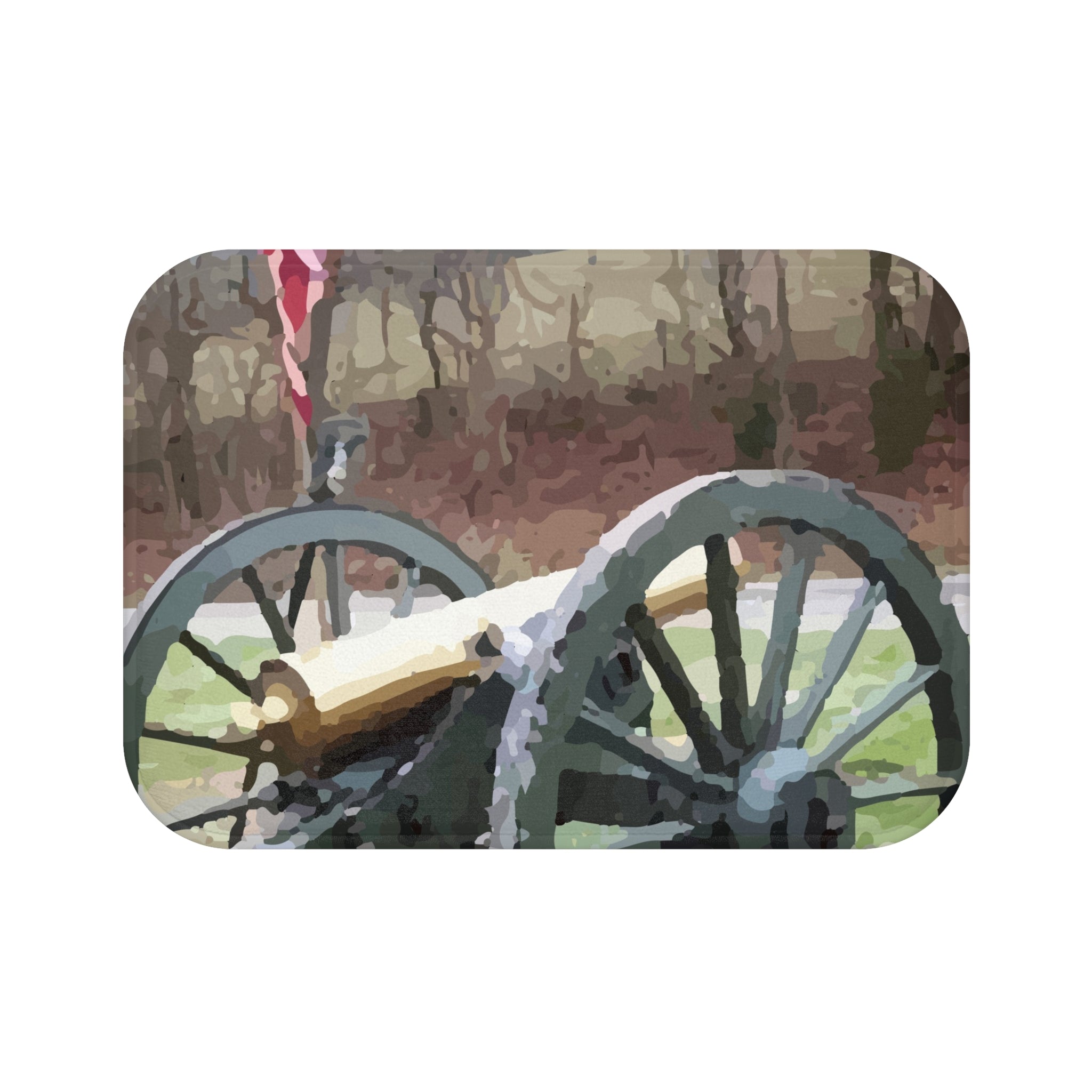 Civil War Reproduction Cannon Bath Mat