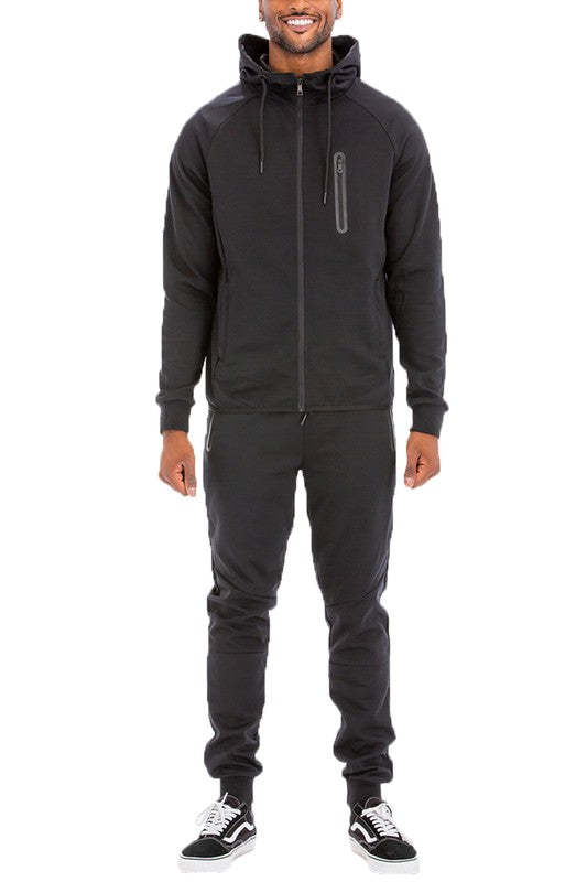 Men's Full Zip Sweat Pants Track Suit