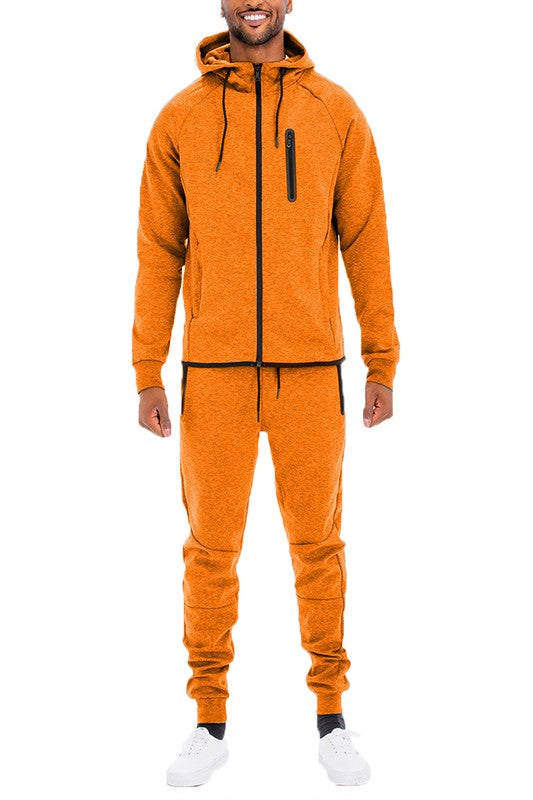 Men's Full Zip Sweat Pants Track Suit