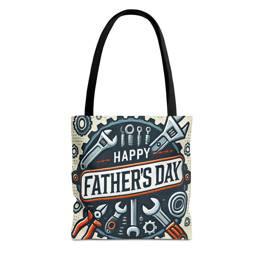 Happy Father's Day Printed Tote Bag