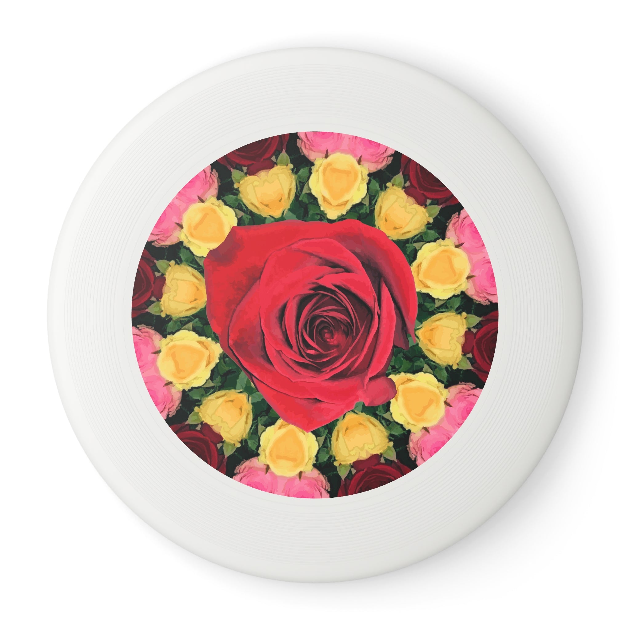 Red Roses Wham-O Frisbee