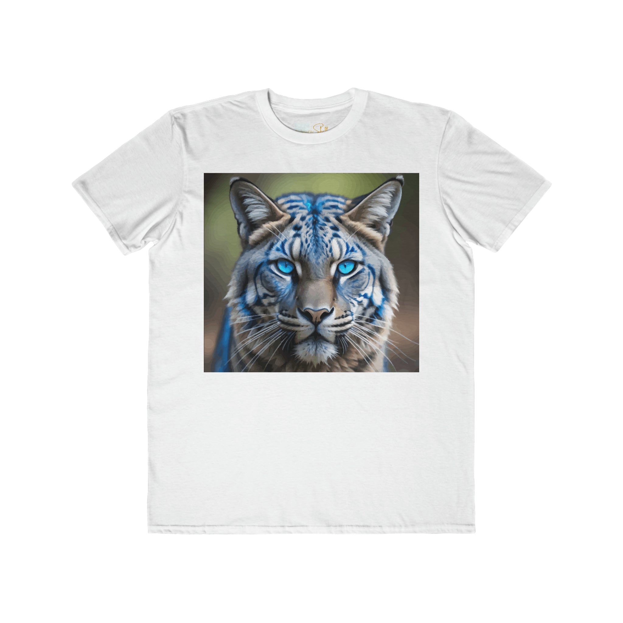 Men's Lightweight Blue Wildcat Fashion T-shirt