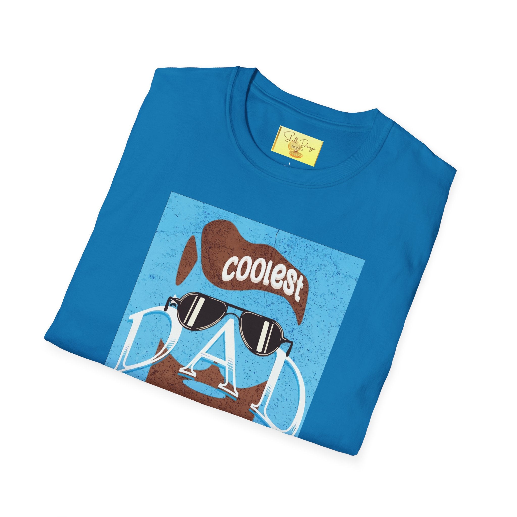 Men's Coolest Dad Ever Softstyle Graphic T-Shirt