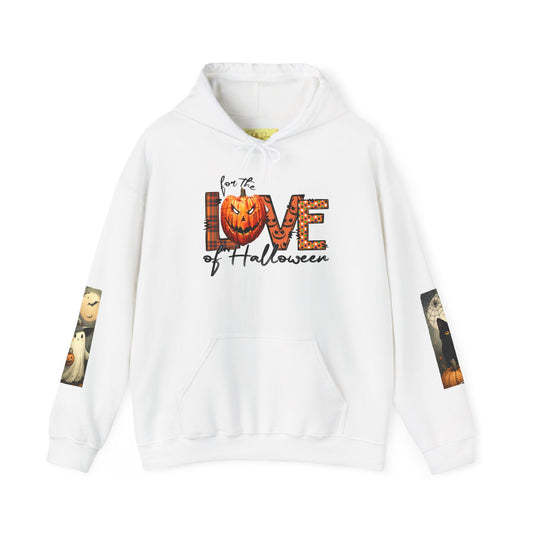 For the Love of Halloween Hoodie Sweatshirt Cozy Fall Style