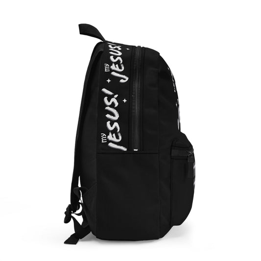 My Jesus Religious Backpack, Christian School Bag, Faith Backpack, Bible Study Backpack, Religious Gift, Religious Accessories