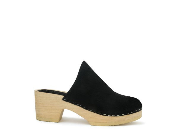 Women's Rag & Co Darcie Taupe Suede Clogs