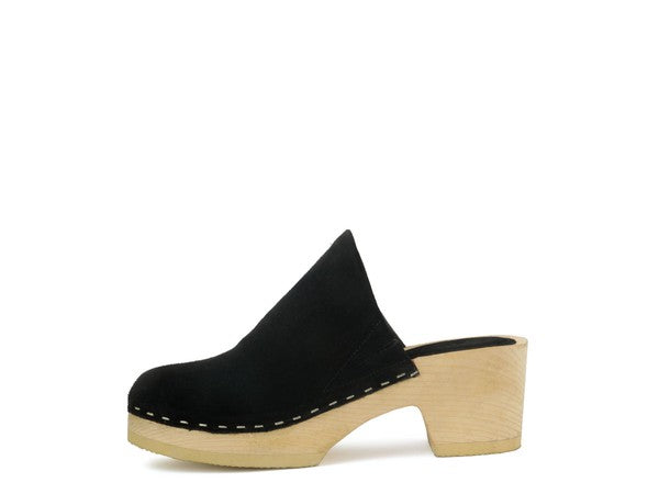 Women's Rag & Co Darcie Taupe Suede Clogs