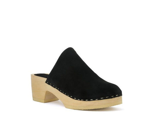 Women's Rag & Co Darcie Taupe Suede Clogs