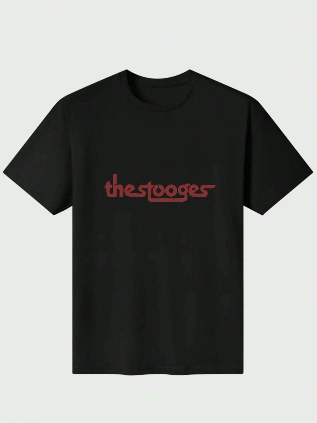 Men's The Stooges Funny Cotton Short Sleeve Graphic T-shirt