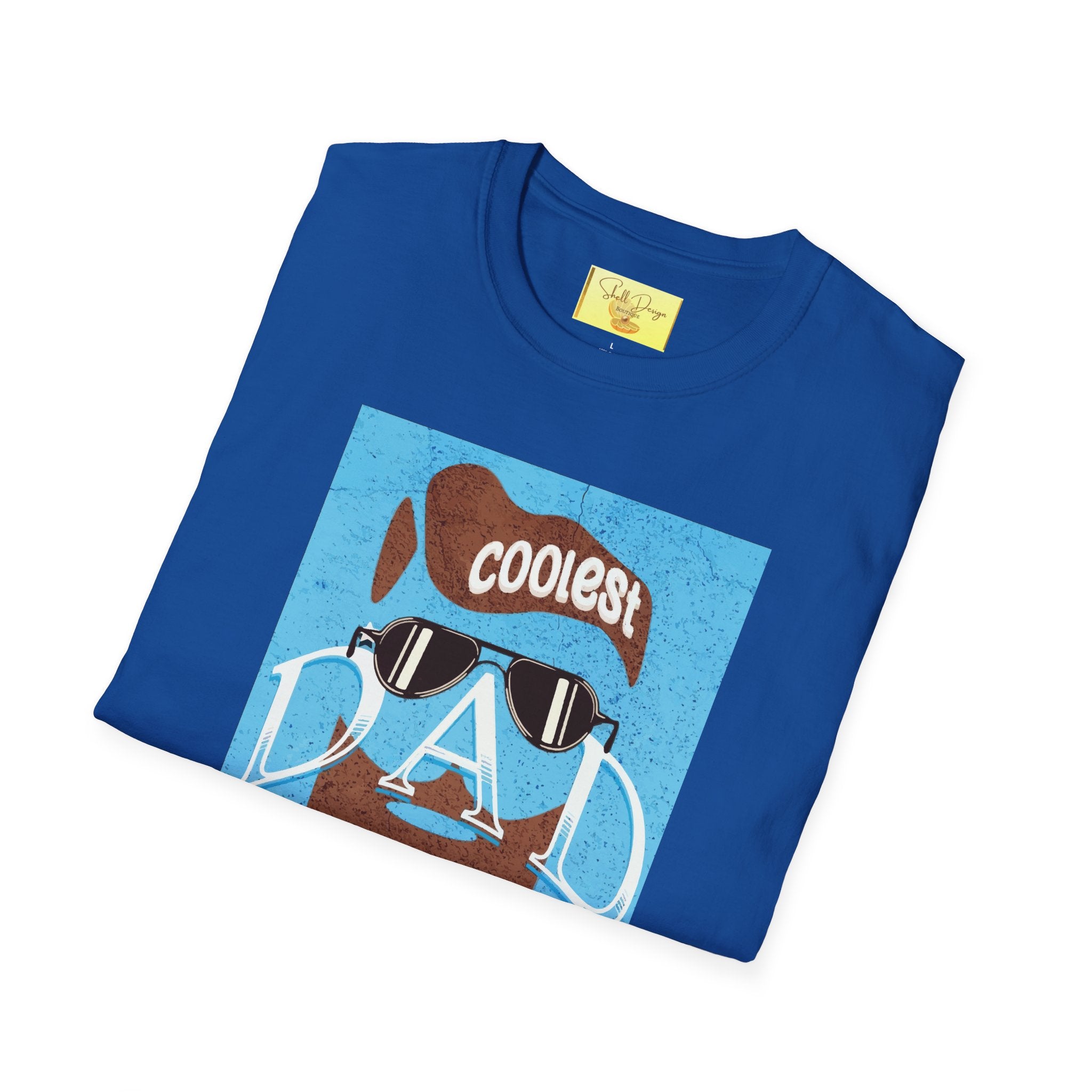 Men's Coolest Dad Ever Softstyle Graphic T-Shirt