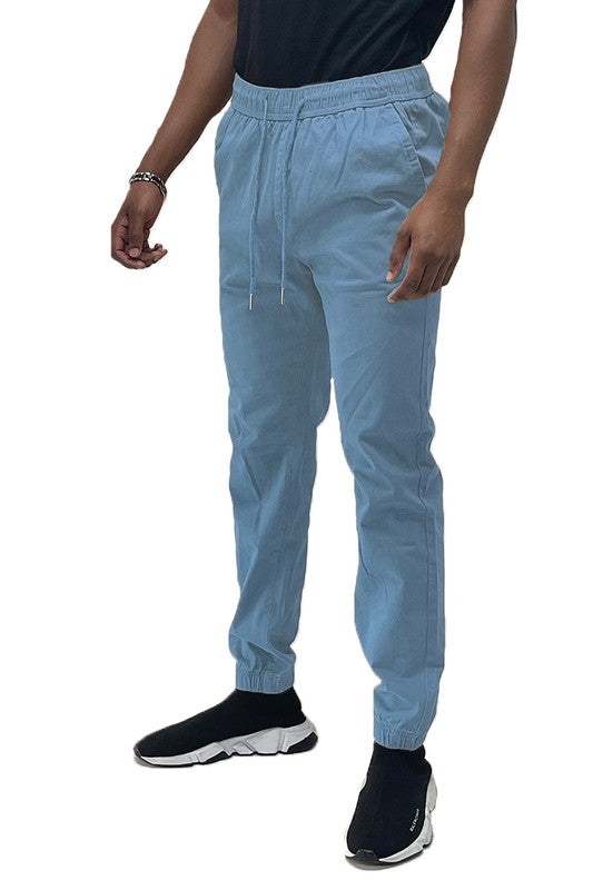 Men's Weiv Solid Stretch Cargo Jogger Pants