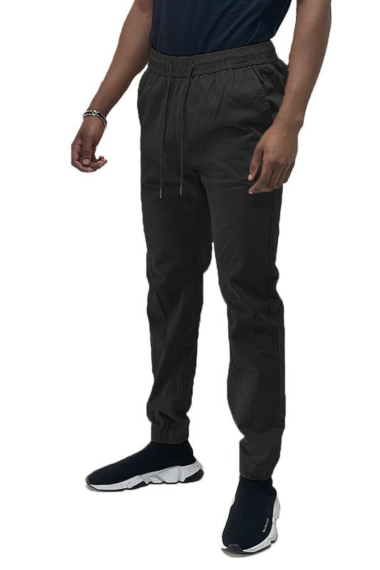 Men's Weiv Solid Stretch Cargo Jogger Pants