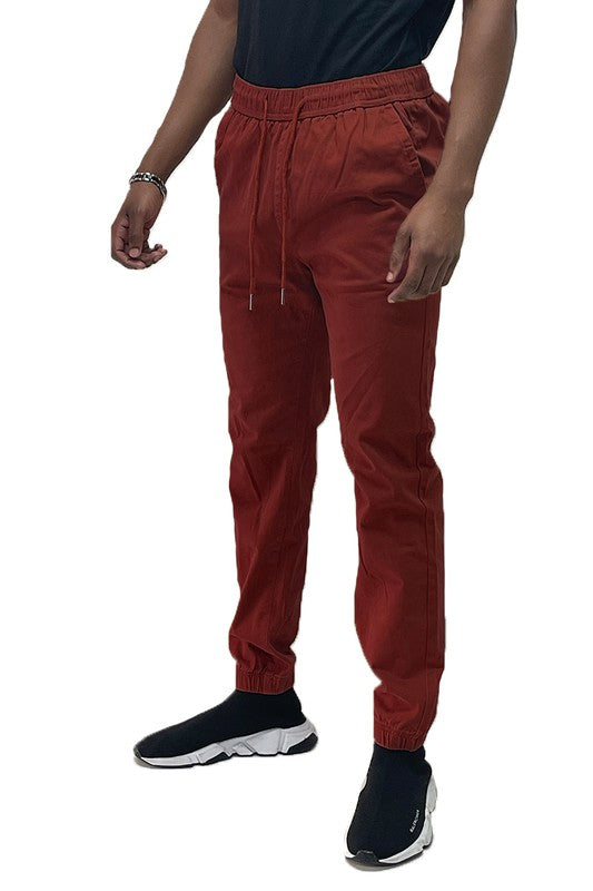 Men's Weiv Solid Stretch Cargo Jogger Pants