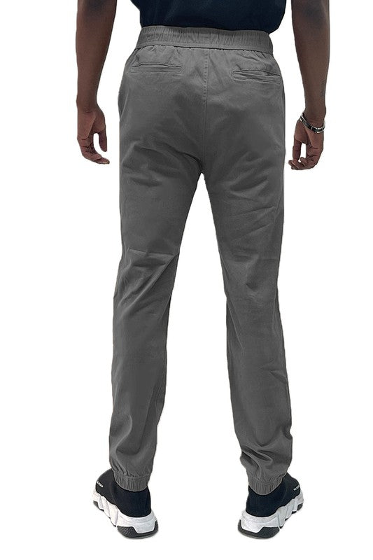 Men's Weiv Solid Stretch Cargo Jogger Pants