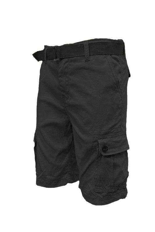 Men's Belted Cargo Shorts from Weiv