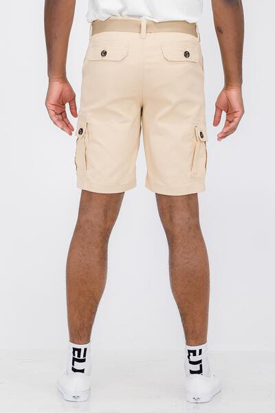 Men's Belted Cargo Shorts from Weiv