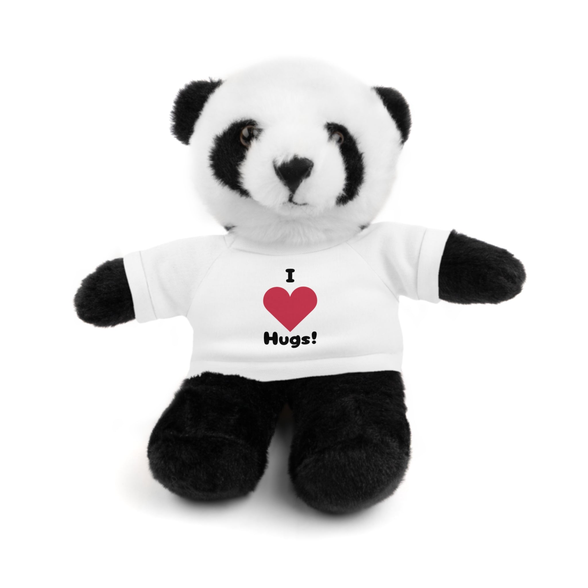 Stuffed Animal with T-shirt saying I heart Hugs