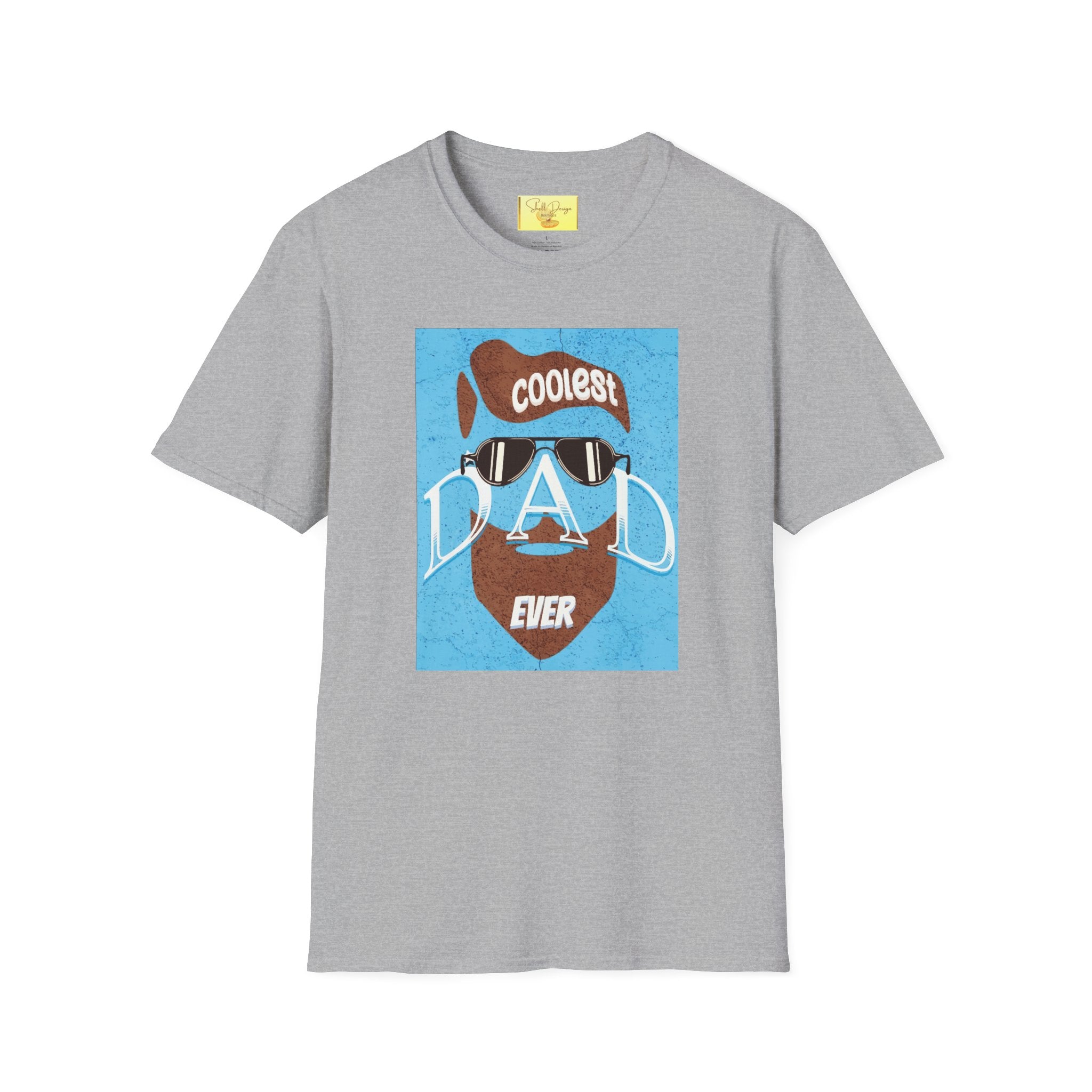 Men's Coolest Dad Ever Softstyle Graphic T-Shirt