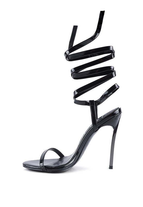 Women's Smacker Stiletto High Heels Lace Up Sandals