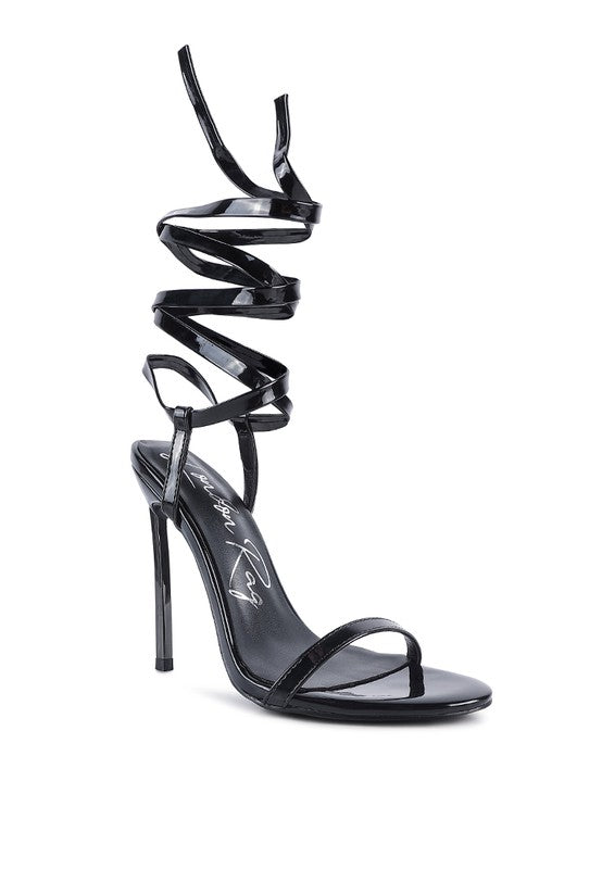 Women's Smacker Stiletto High Heels Lace Up Sandals