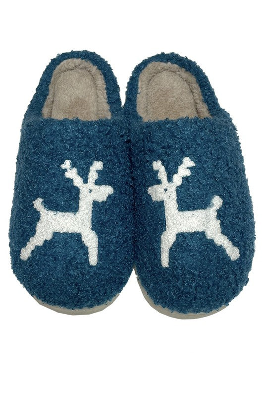 Holiday Seasonal Novelty Unisex House Slippers