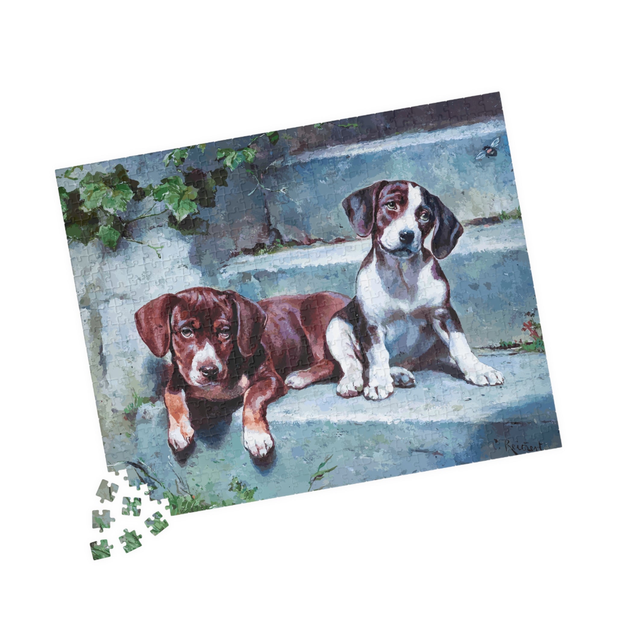 Puzzled Puppies Puzzle (110, 252, 520, 1014-piece)