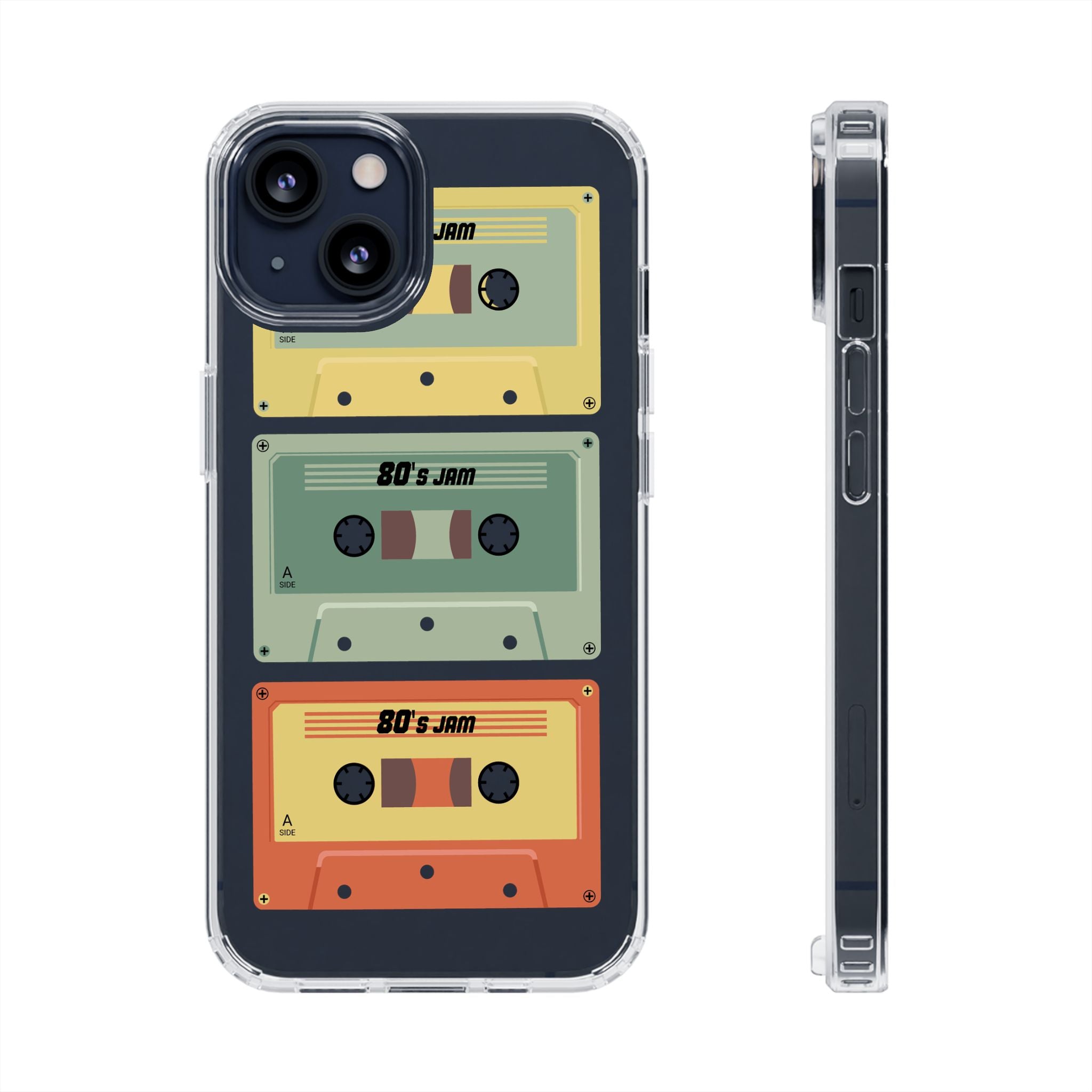 80's Jam Cassette Tapes Clear Cases