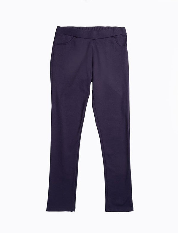 Women's Straight Leg Mid-rise Trouser Pants