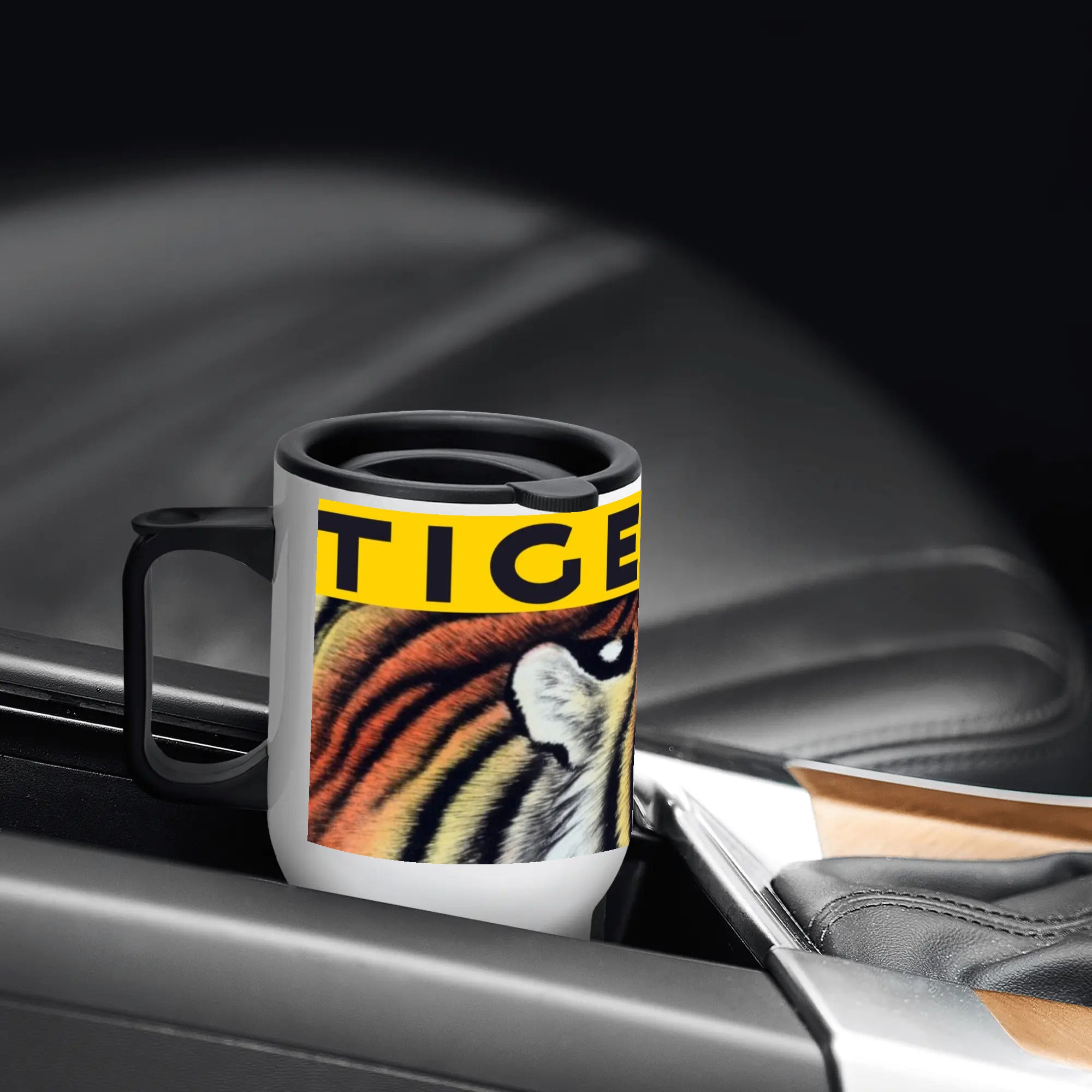 Tigers Fan Stainless Steel Travel Coffee Mug - 14 oz