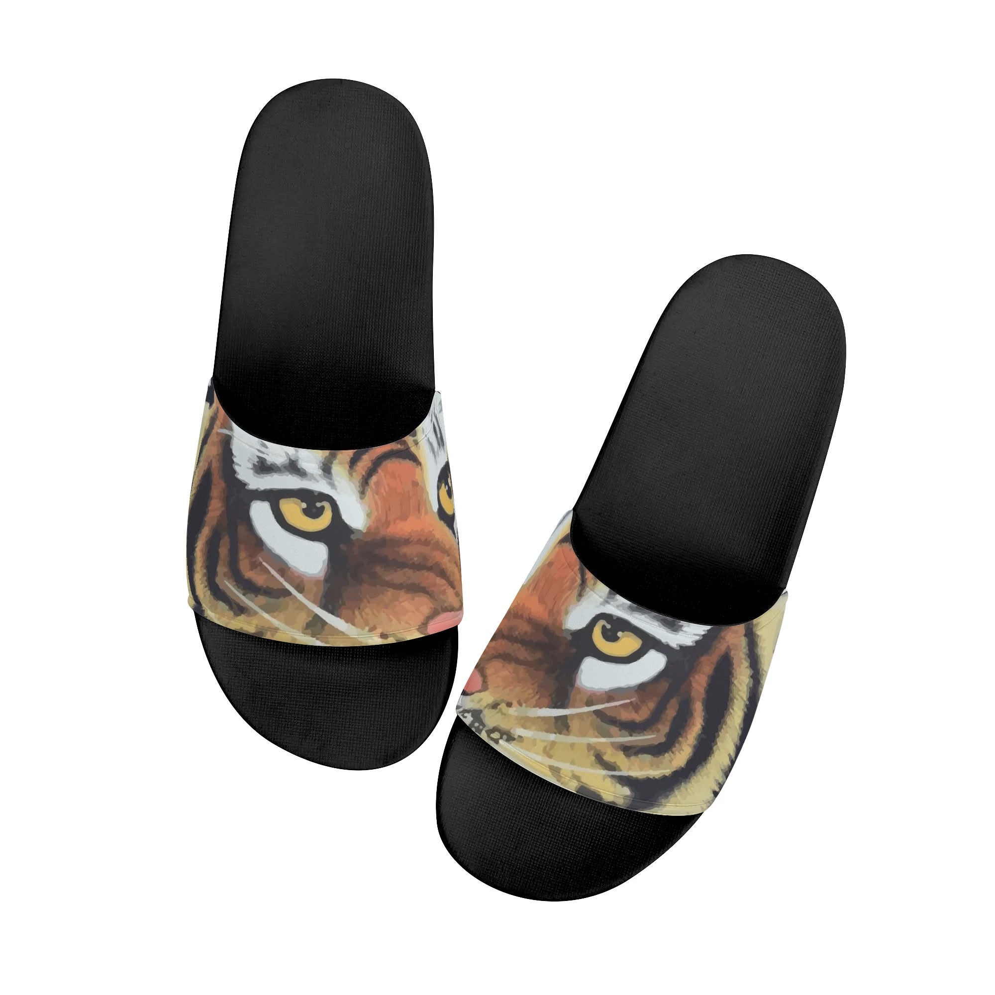 Men's Tiger Mascot Slide Sandals