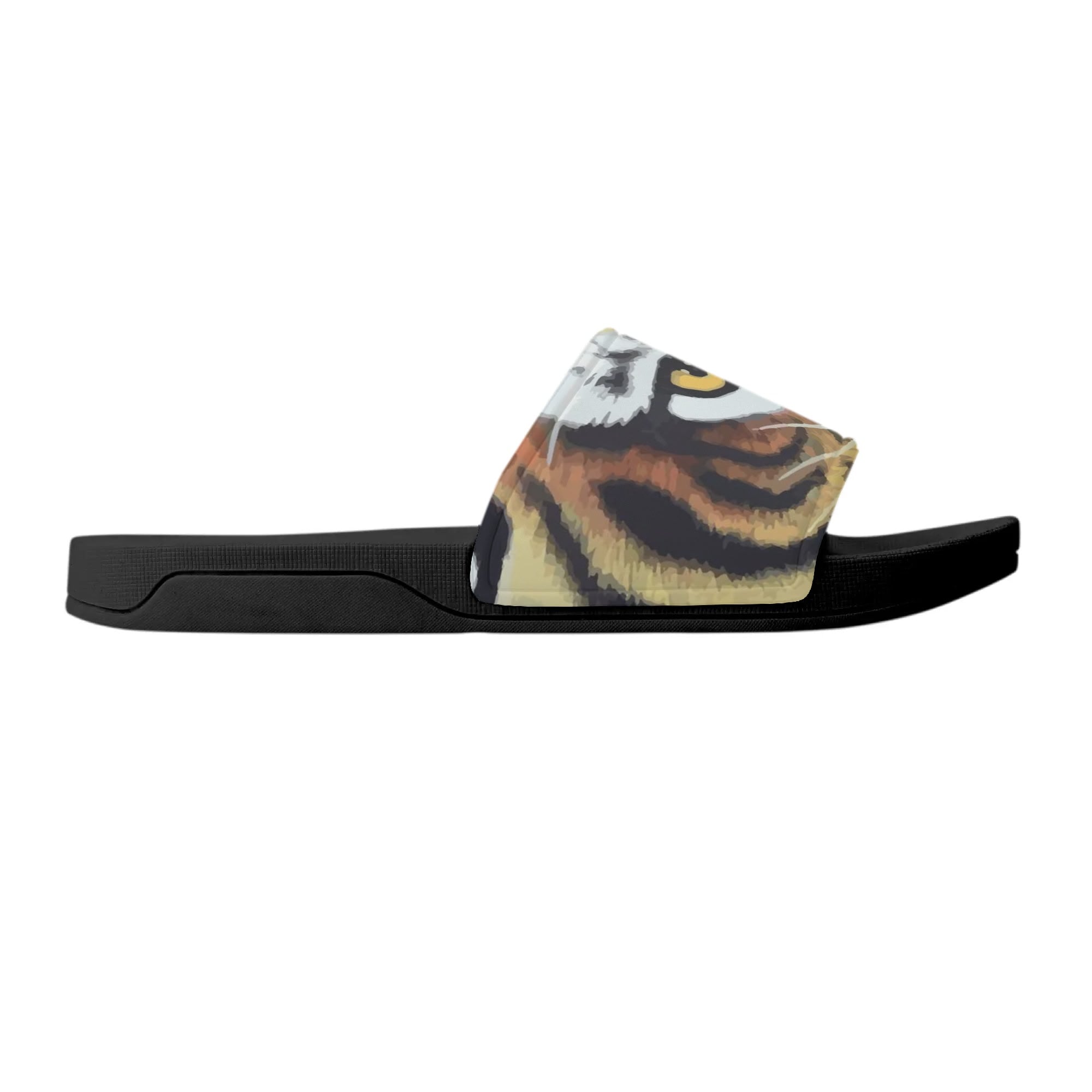 Men's Tiger Mascot Slide Sandals