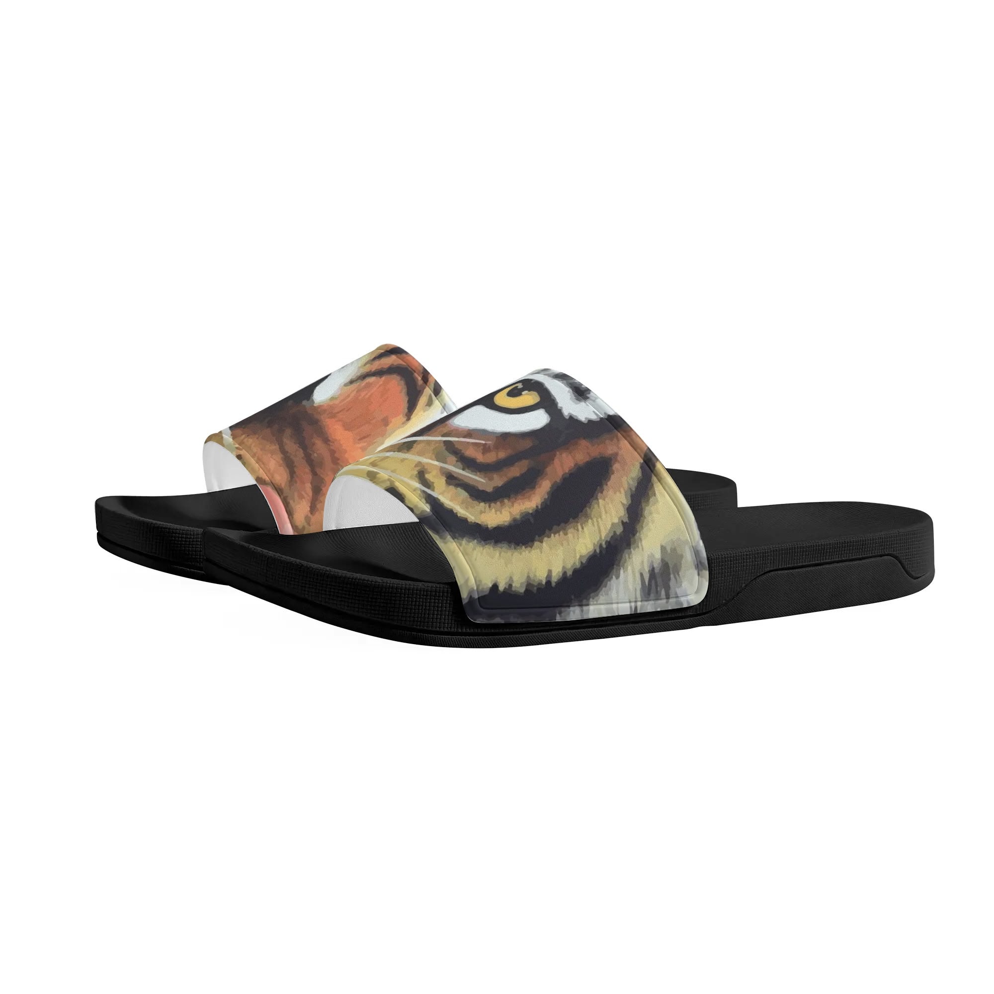 Men's Tiger Mascot Slide Sandals