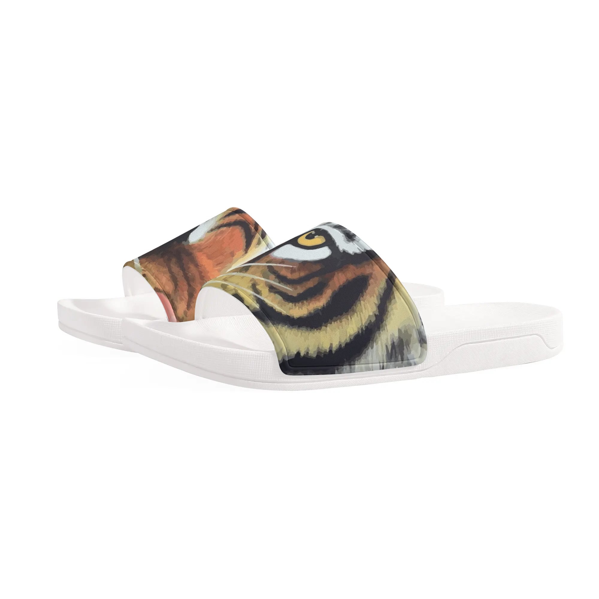 Men's Tiger Mascot Slide Sandals