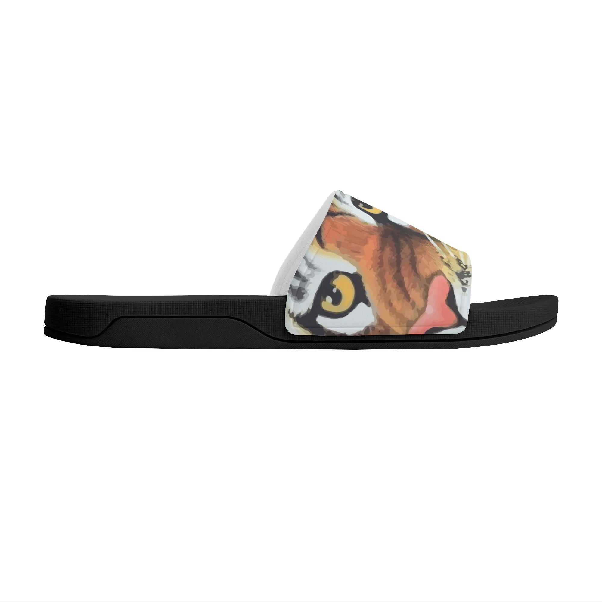 Men's Tiger Mascot Slide Sandals