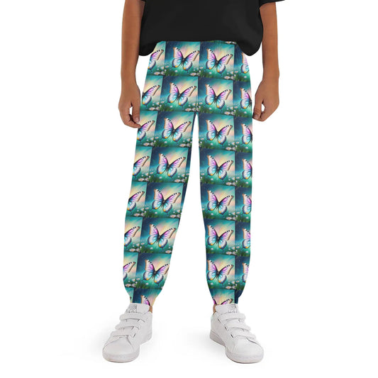 Child's Beautiful Butterflies Casual Loose Sweatpant Joggers