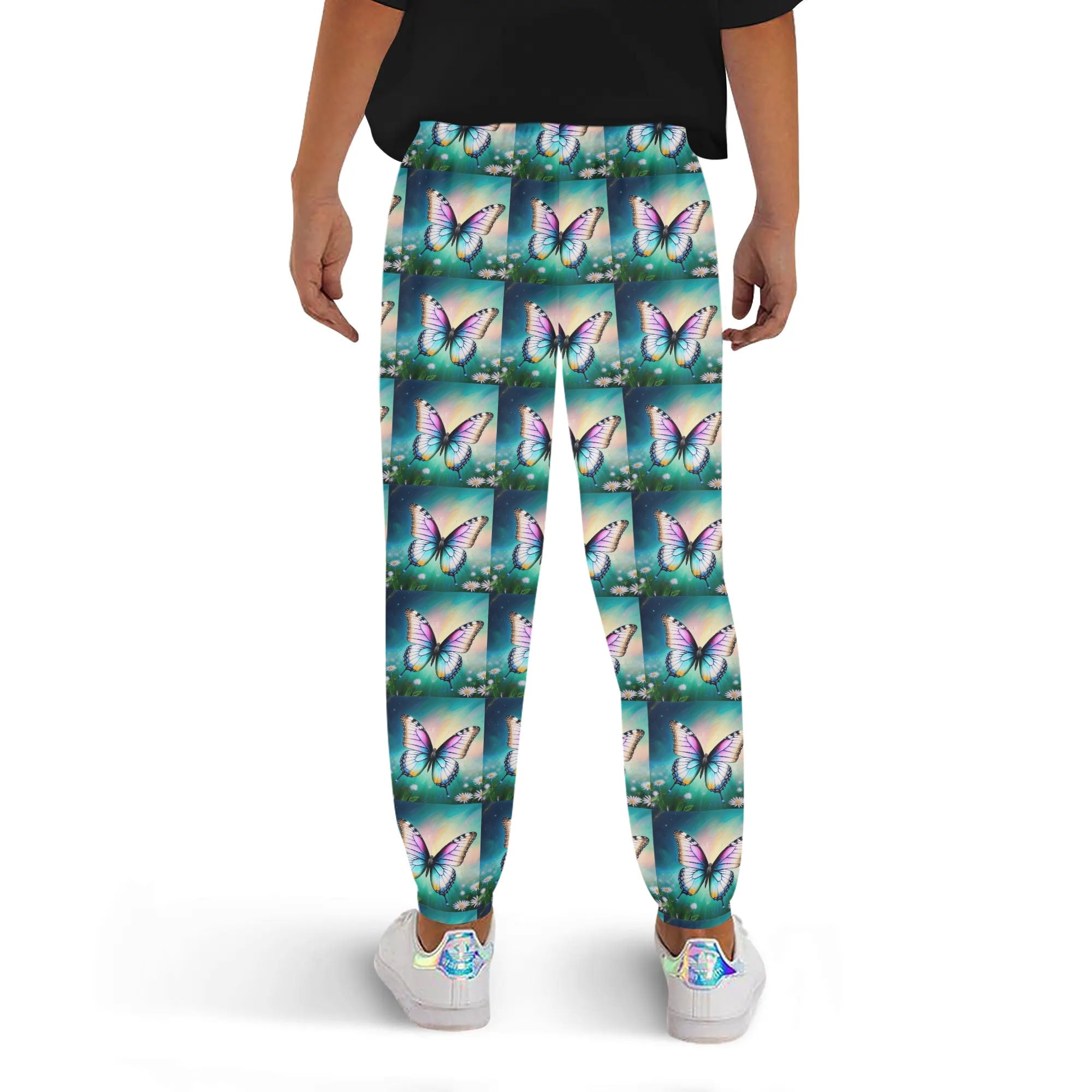 Child's Beautiful Butterflies Casual Loose Sweatpant Joggers