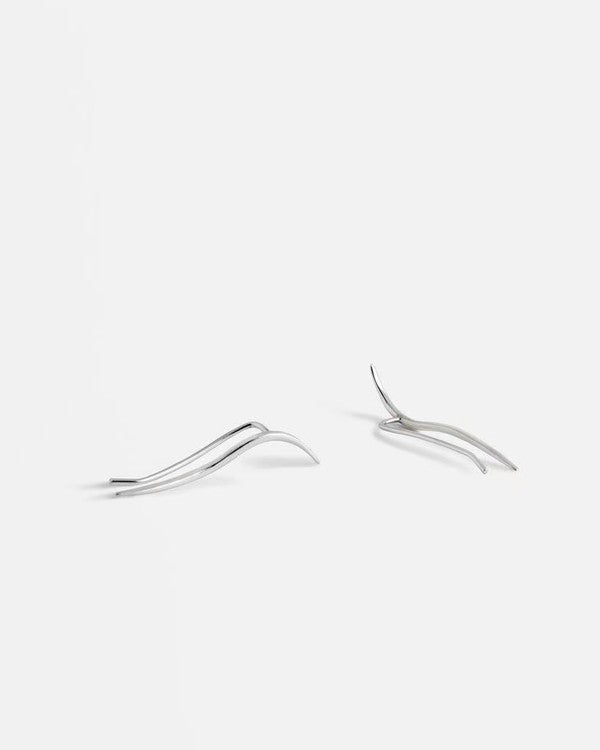 14K Gold Simple Line Earring