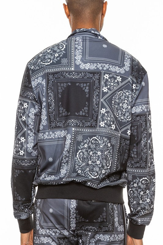 Men's Weiv Paisley Bandana Track Jacket