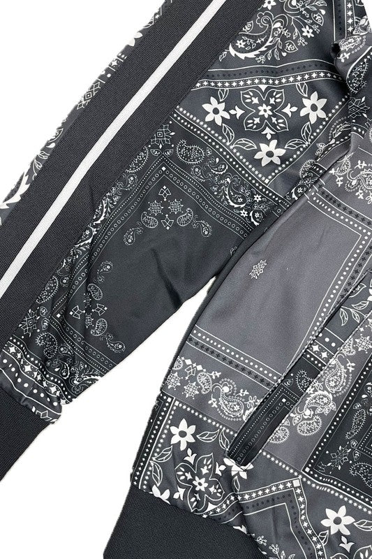 Men's Weiv Paisley Bandana Track Jacket