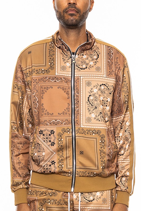 Men's Weiv Paisley Bandana Track Jacket