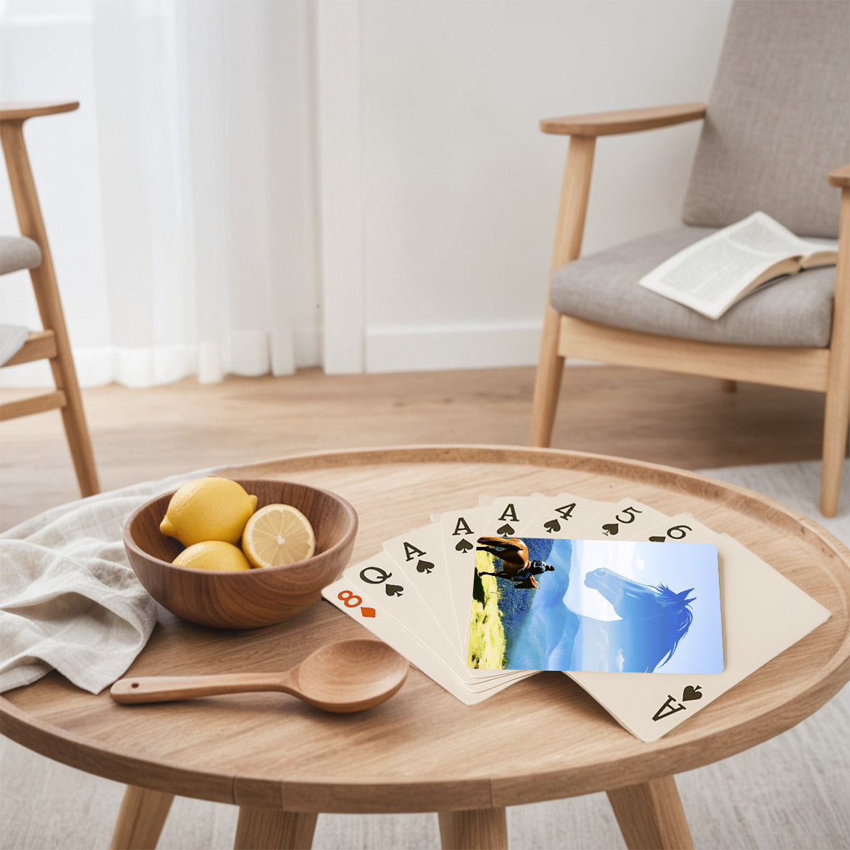 Horse Spirit of the Mountain Custom Playing Cards