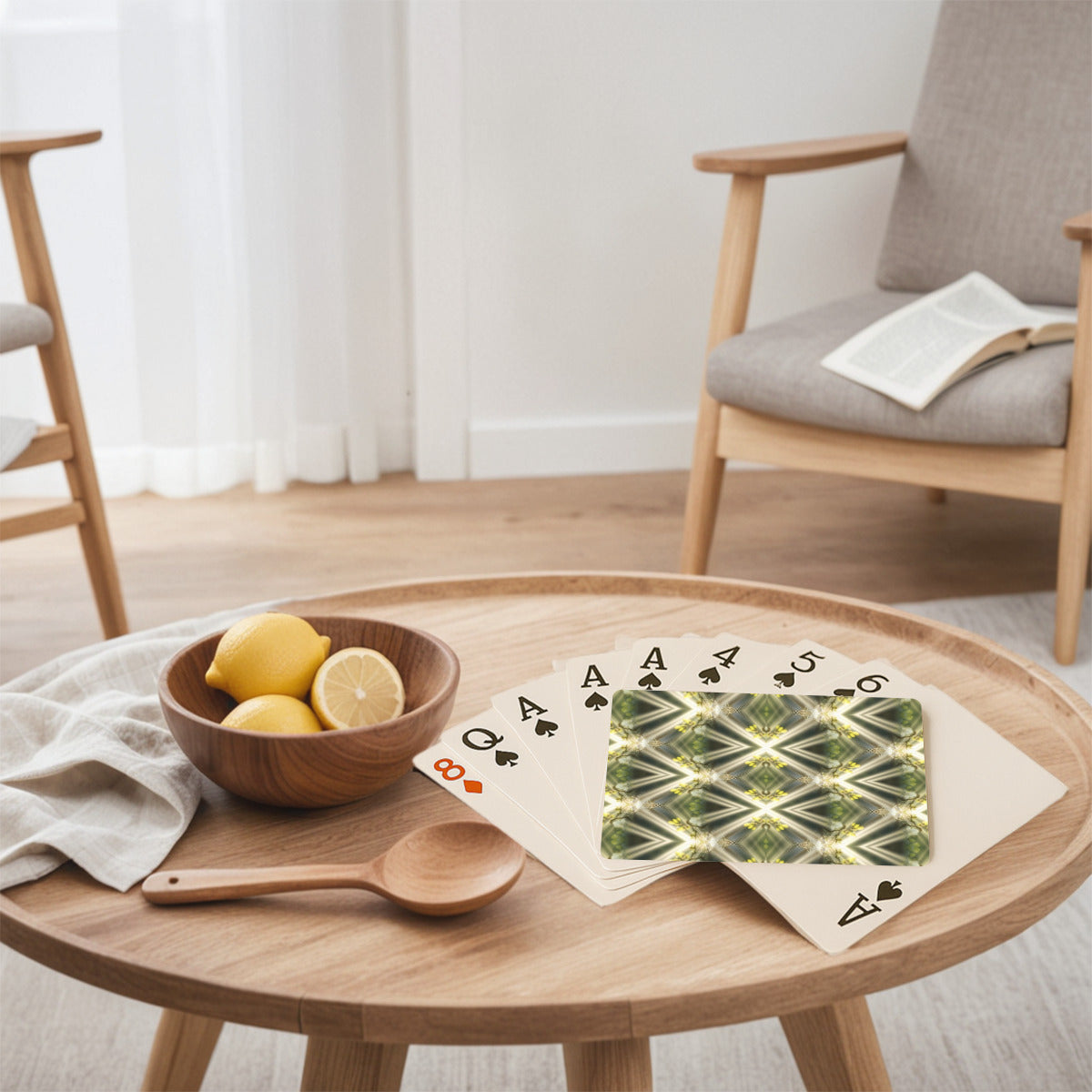 Shiny Gold Pyramids Custom Playing Cards