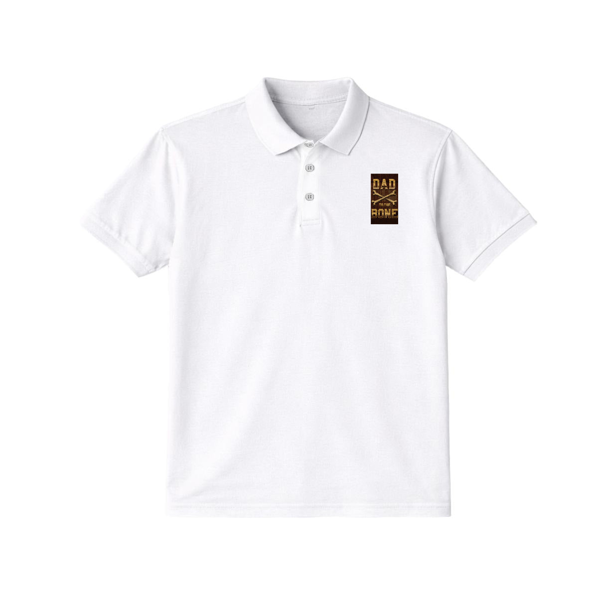Dad to the Bone Adult Polo Jersey Shirt | Gildan 8800