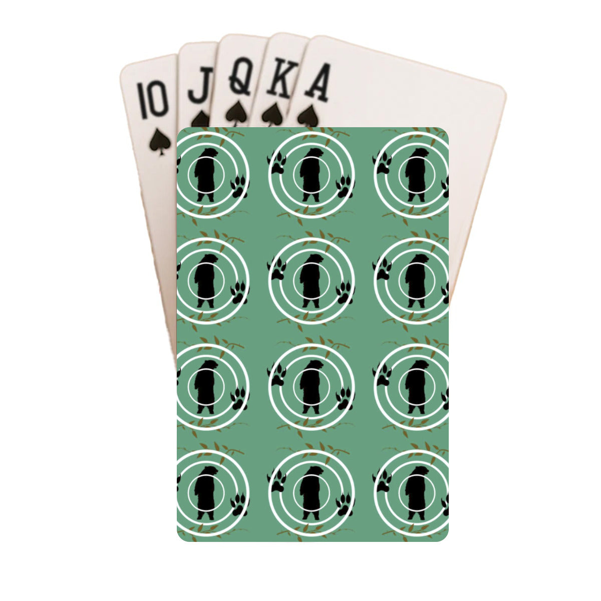 Country Black Bears Custom Playing Cards