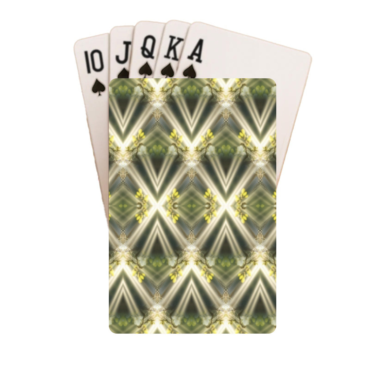 Shiny Gold Pyramids Custom Playing Cards