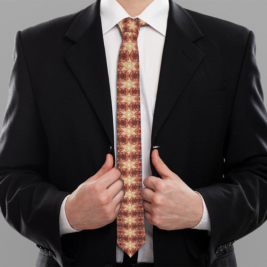 4th of July Sparklers Printed Men's Necktie