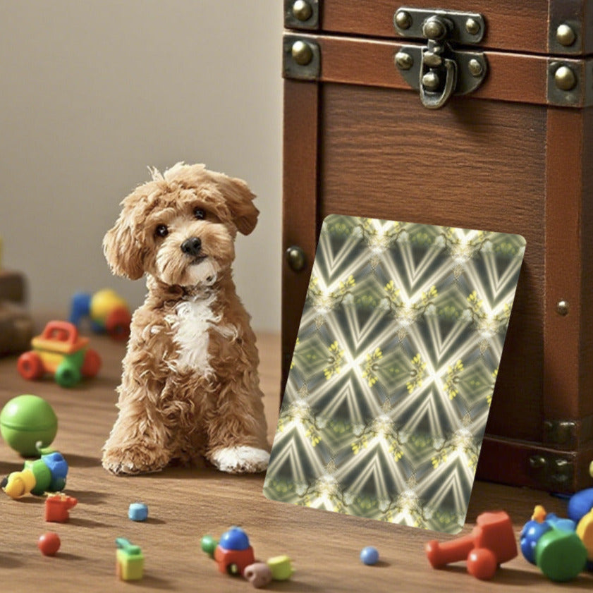 Shiny Gold Pyramids Custom Playing Cards