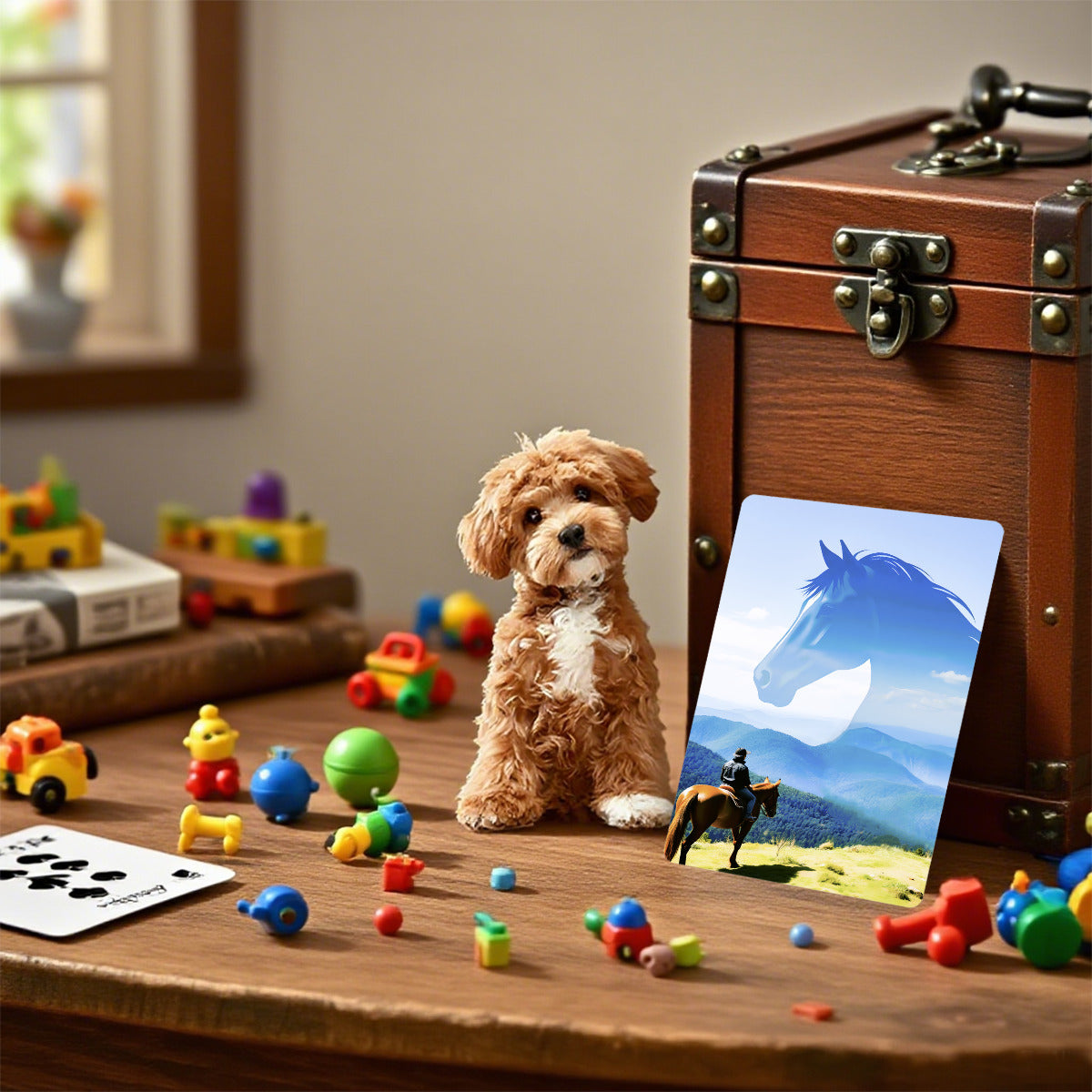 Horse Spirit of the Mountain Custom Playing Cards