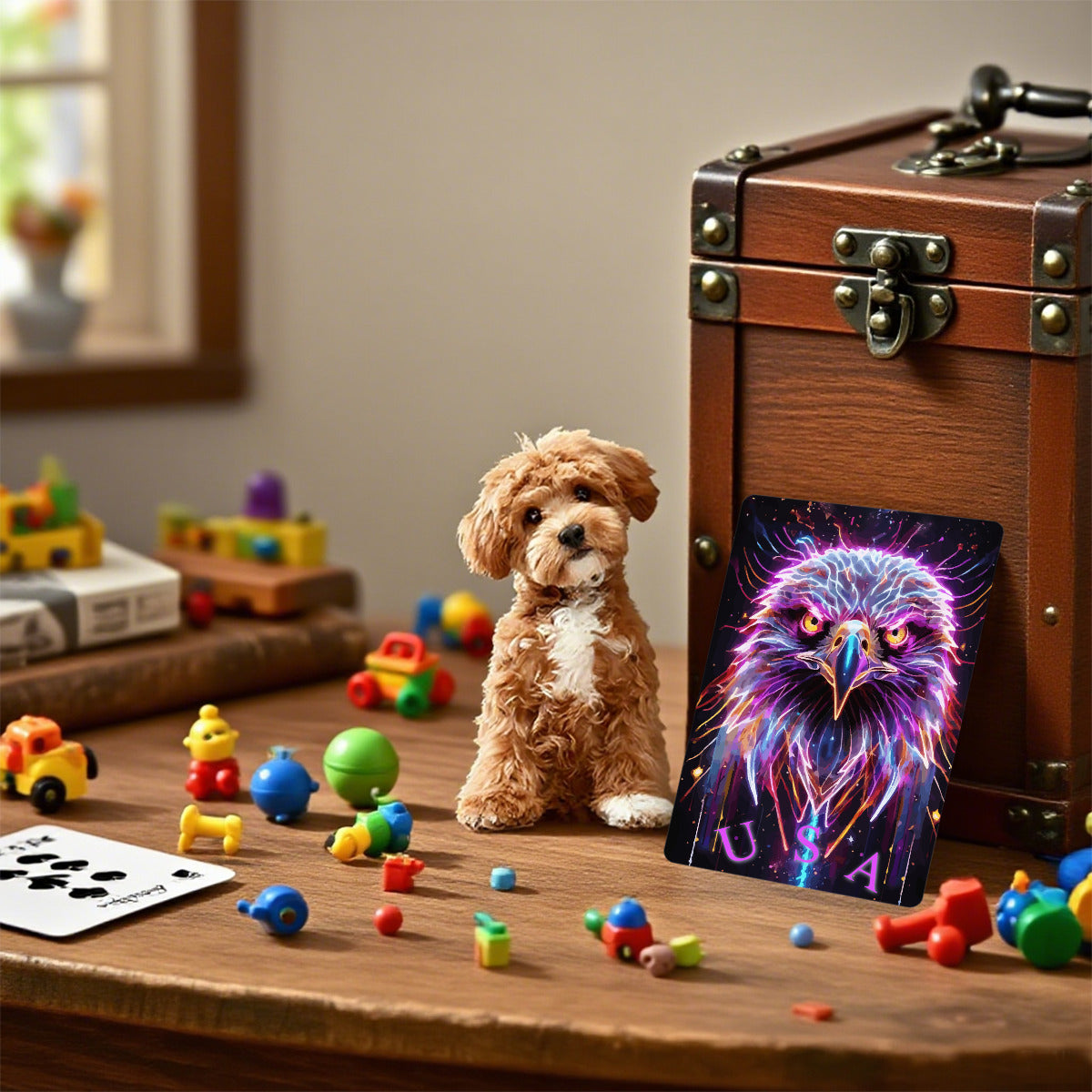 USA Electric Eagle Custom Playing Cards