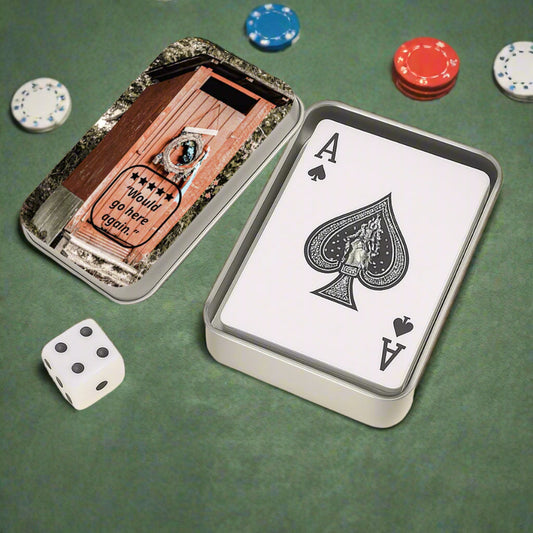 5 Star Rated Outhouse Custom Playing Cards